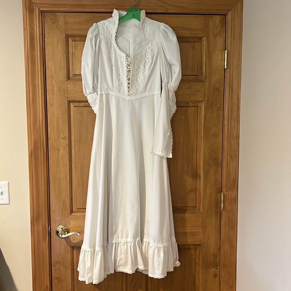 Gunne Sax by Jessica McClintock San Francisco 9 Wedding Vintage White prairie
